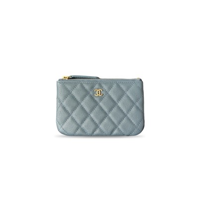 CHANEL CLASSIC MINI ZIPPED POUCH A82365 (15*9.5*1cm) 